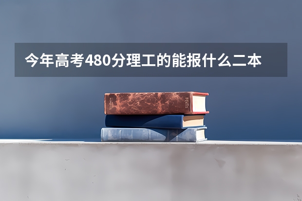 今年高考480分理工的能报什么二本大学？
