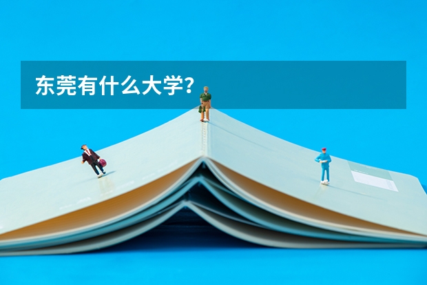 东莞有什么大学？