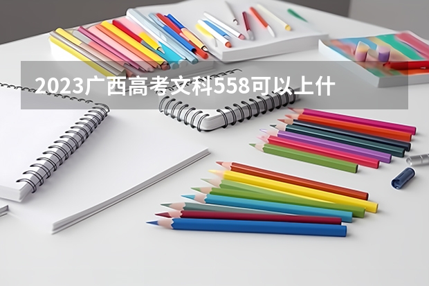 2023广西高考文科558可以上什么大学