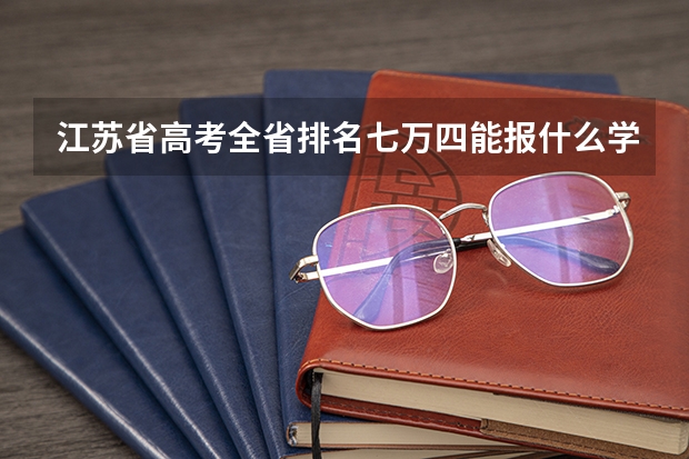 江苏省高考全省排名七万四能报什么学校