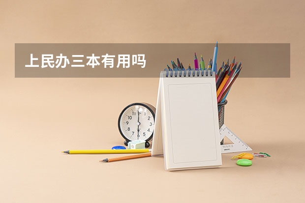 上民办三本有用吗