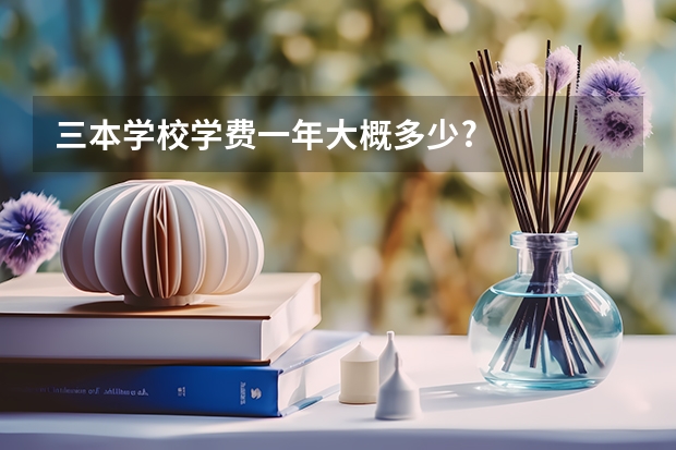 三本学校学费一年大概多少?