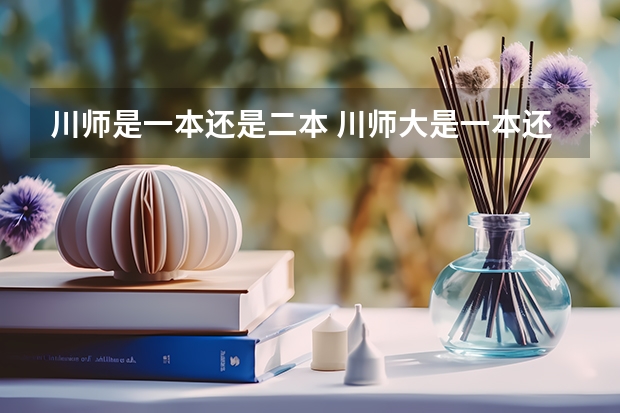 川师是一本还是二本 川师大是一本还是二本?