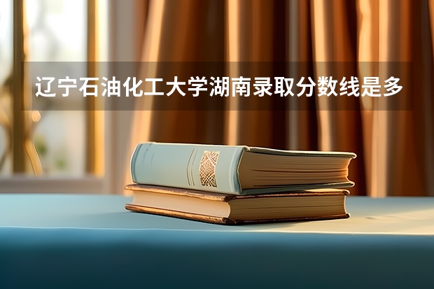 辽宁石油化工大学湖南录取分数线是多少（招生人数）
