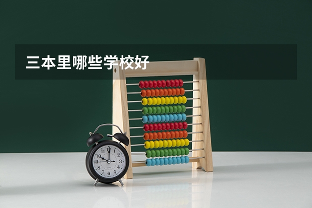 三本里哪些学校好