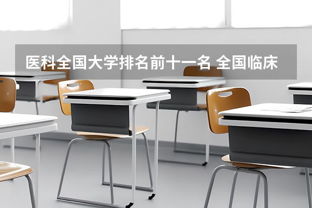 医科全国大学排名前十一名 全国临床医学大学排名一览表